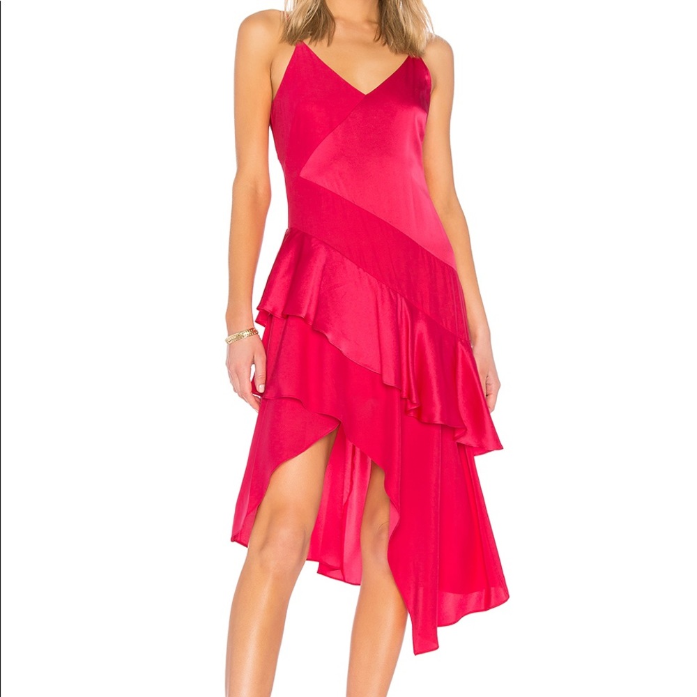 Parker Selma Silk Pink Dress NWT